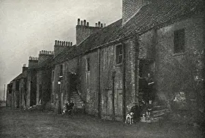 Miners Prints: Miners cottages at Blantyre, Lanarkshire