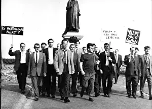 Demo Prints: Miners demonstrating, Eastbourne, Sussex