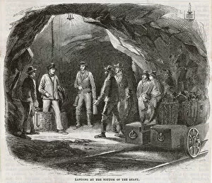 Lift Gallery: Miners / Lift Shaft / 1855