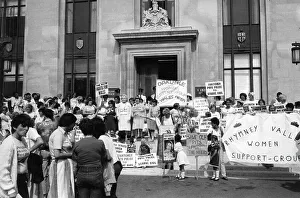 Miners strike demonstration