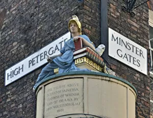 Minerva Sculpture Petergate, York