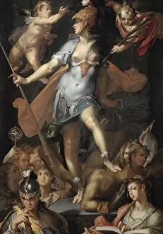 Allegory Gallery: Minerva Victorious over ignorance