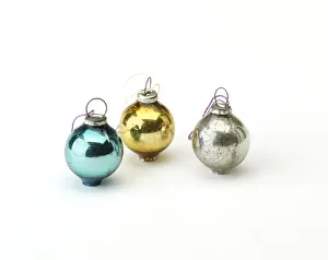 Miniature Christmas baubles