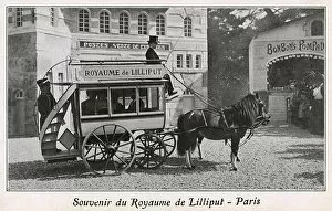 Stature Gallery: Miniature French Horse Omnibus - Royaume de Lilliput