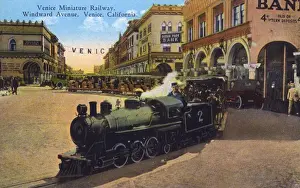 Windward Prints: Miniature Railway, Venice, California, USA