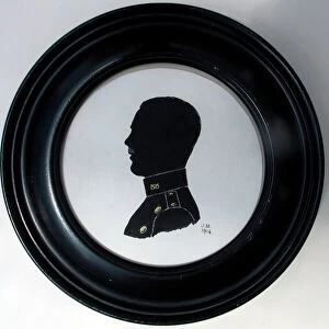 Battalion Collection: Miniature silhouette - Captain Alfred Arnold Ernest Gyde