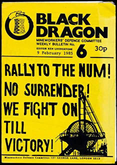 Images Dated 11th January 2018: Mining colliery - National Union Miners