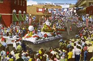 Floats Prints: Minneapolis, Minnesota, USA - Aquatennial Parade - Floats