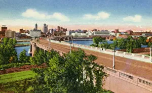 Minneapolis, Minnesota, USA - Third Avenue Bridge
