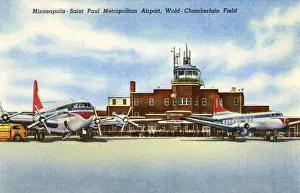 Minneapolis Prints: Minneapolis, Minnesota, USA - St Paul Metropolitan Airport