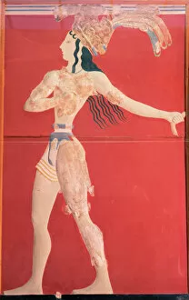 Plaster Collection: Minoan art. Crete. Prince of the Lilies