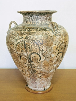 Vegetal Gallery: Minoan art. Greece. Vessel. Palace Style. Schematic vegetal
