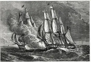 Phoenix Prints: A minor engagement between the French Navy frigate Didon