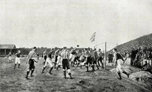 Last minute in the Football Match, it's now or never