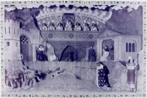 Images Dated 22nd December 2004: Miracle Play showing Saladin on the way to Hell, 1910