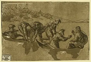 Chiaroscuro Prints: The miraculous draught of fishes