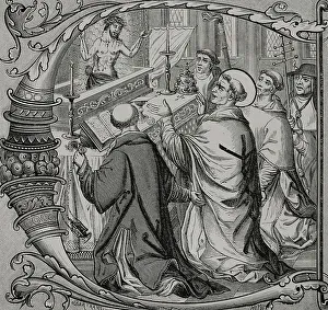 Bertrand Prints: The Miraculous Mass of Saint Gregory the Great