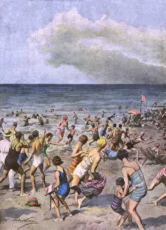 Panic Prints: Mirage on the beach