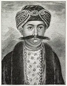 Muhammad Prints: MIRZA MUHAMMAD SIRAJ-UD-DAULA NAWAB OF BENGAL (1732? - 1757) Date: 18th Century