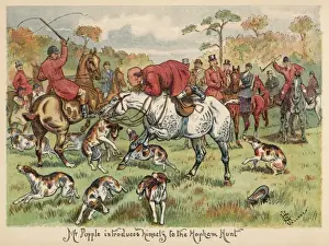 Popple Prints: Misbehaving Horse 1898