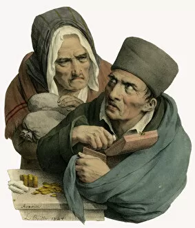 1824 Collection: A Miser and his Mate