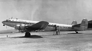 Misrair Sud-Est Se-161 Languedoc Airliner Parked