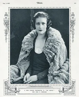 Images Dated 11th March 2020: Miss Anna Katrina Zinkeisen (1901-1976) - Scottish painter and artist