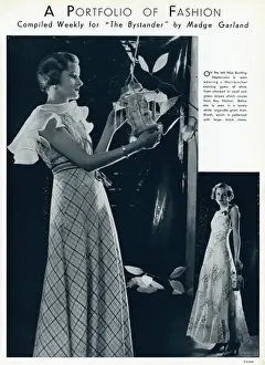 Organdie Prints: Miss Bunting Stephenson by Madame Yevonde