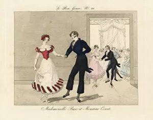 Mademoiselle Collection: Miss Busk and Mr Corset at a dance party