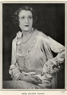 Couture Prints: Miss Eileen Idare, in private life Mrs. George Mitchell