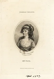 Miss Elizabeth Pope, English actress and beauty