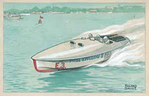 Davies Prints: Miss England II powerboat, 1930s