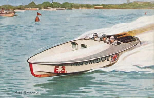 Contest Collection: Miss England Speedboat