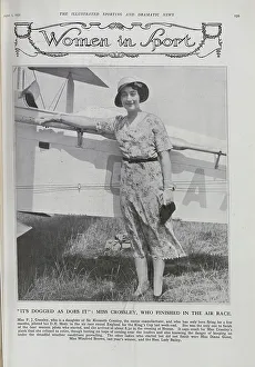 Miss F. J. Crossley, Aviatrix