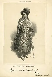 Milton Prints: Miss Fannie Leslie, actress and singer