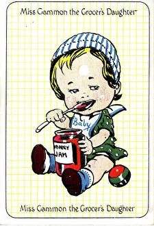 Spoon Prints: Miss Gammon the Grocer's Daughter
