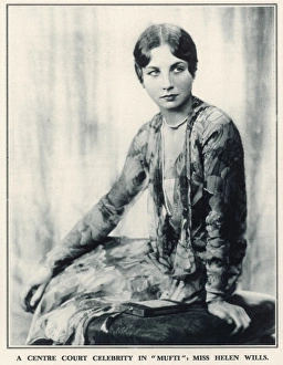 Alvarez Gallery: Miss Helen Wills, American Tennis Player and Artist