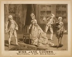 Miss Jane Coombs, School for scandal Miss Jane Coombs, Schoo