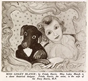 Leslie Prints: Miss Leslie Blanch by Frieda Harris