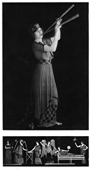 Images Dated 3rd November 2015: Miss Marjorie Bagot as an Etruscan at the Picture Ball