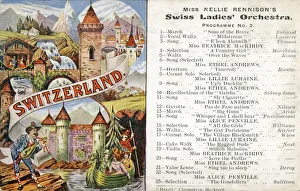 New items from The Michael Diamond Collection Gallery: Miss Nellie Rennisons Swiss Ladies Orchestra