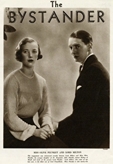 Dorothea Gallery: Miss Olive Plunket and Lord Milton by Madame Yevonde