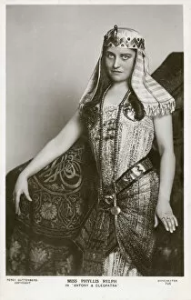 Cleopatra Collection: Miss Phyllis Relph as Cleopatra