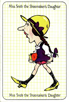 Shoemakers Prints: Miss Snob the Shoemaker's Daughter