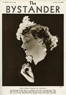 Odyssey Gallery: Miss Susan Bligh as Calypso, by Madame Yevonde