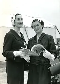 Miss Valerie Hobson (Mrs J. D. Profumo), left, and Mrs Wa?