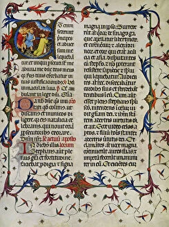 Accused Collection: Missal. of St. Eulalia. Liturgical book, C. 1403. By Rafael
