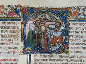 Circumcision Collection: Missal Vetus Oxemense. The Circumcision of Jesus. 12th-13th
