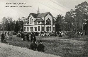 Grassy Collection: Mission house at Neder Kalix, Norrbotten, Sweden