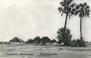 Missionary station, Owamboland, south west Africa